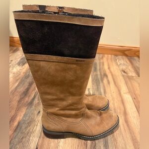 Sebago Saranac High Light Brown Boots women’s size 9